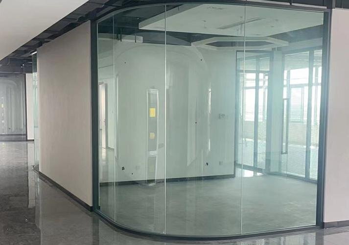 东港区异形展柜玻璃弧形玻璃 - 价格